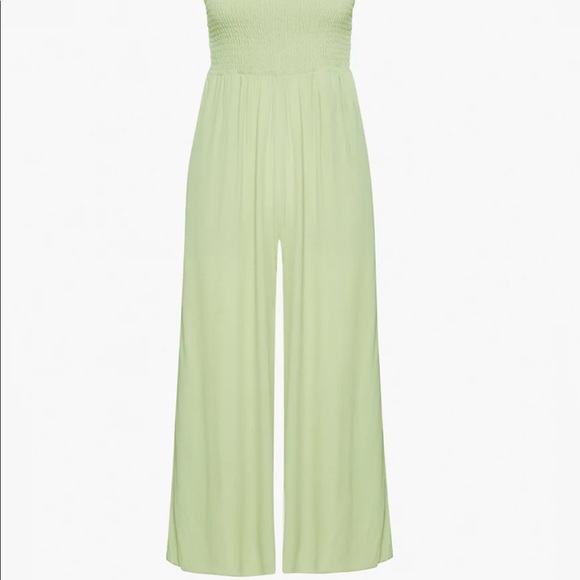 BRAND NEW ARITZIA worn only a few hours Wilfred Chianti Jumpsuit in sage green - Picture 2 of 4